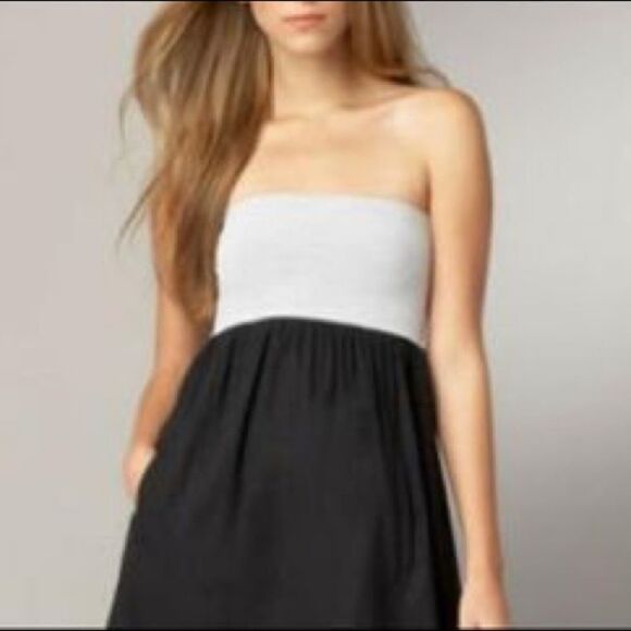 THEORY White Summer Travel Strapless Linen Tube Top Mini Dress One Size - Picture 4 of 5